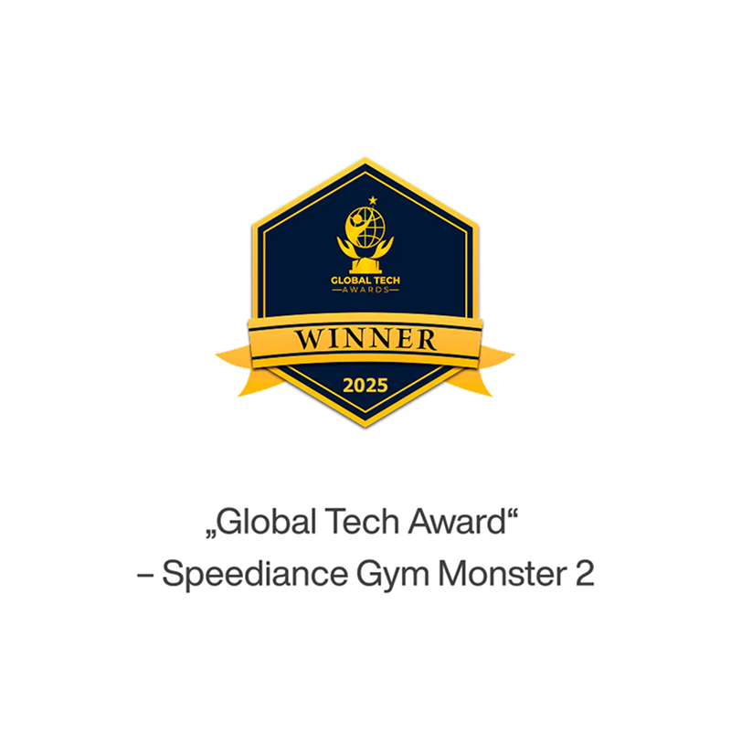 Global Tech Awards 2025 winner badge for Speediance Gym Monster 2