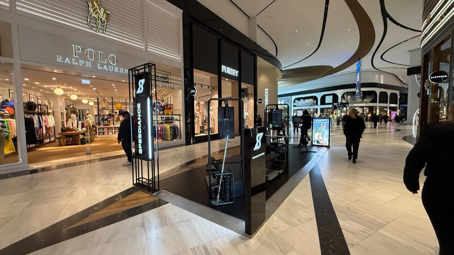 Η πραγματική έκθεση της Speediance μέσα στο Westfield Mall of the Netherlands