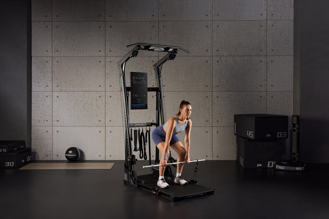 Marklyft på Gym&nbsp;Monster&nbsp;Ultra i en betongstudio