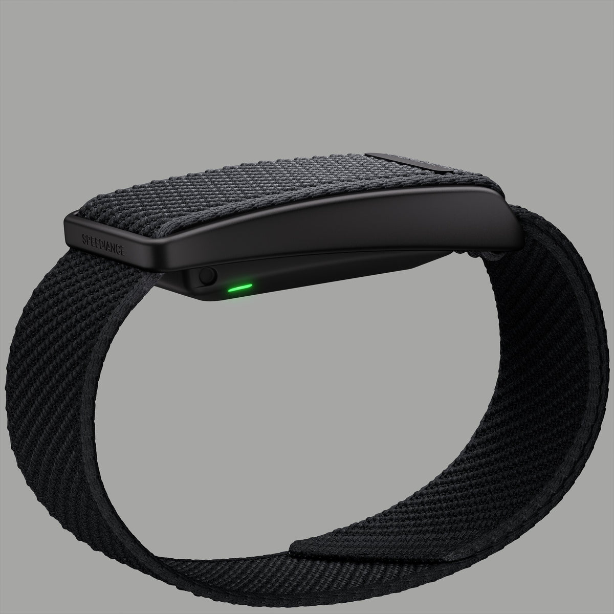 Speediance Strap Standard Carbon Black, sensor side with status light
