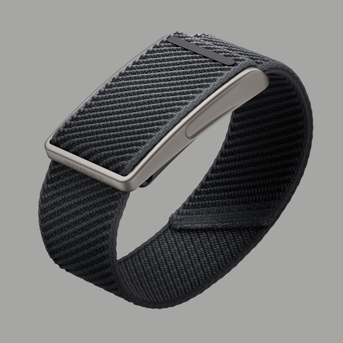 Speediance Strap Pro Natural Titanium, titanium case and woven band