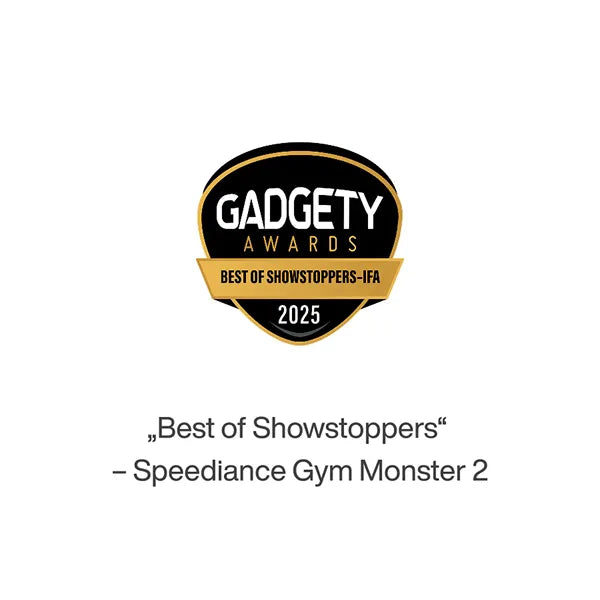 Gadgety Awards 2025 badge: Best of Showstoppers IFA, for Speediance Gym Monster 2