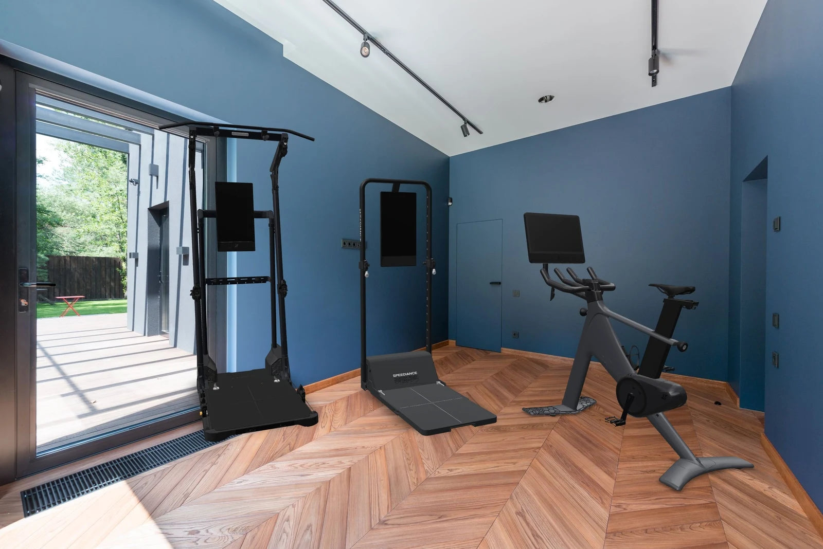 Wellnessrum med Gym Monster Ultra, Gym Monster 3, VeloNix i verklig storlek