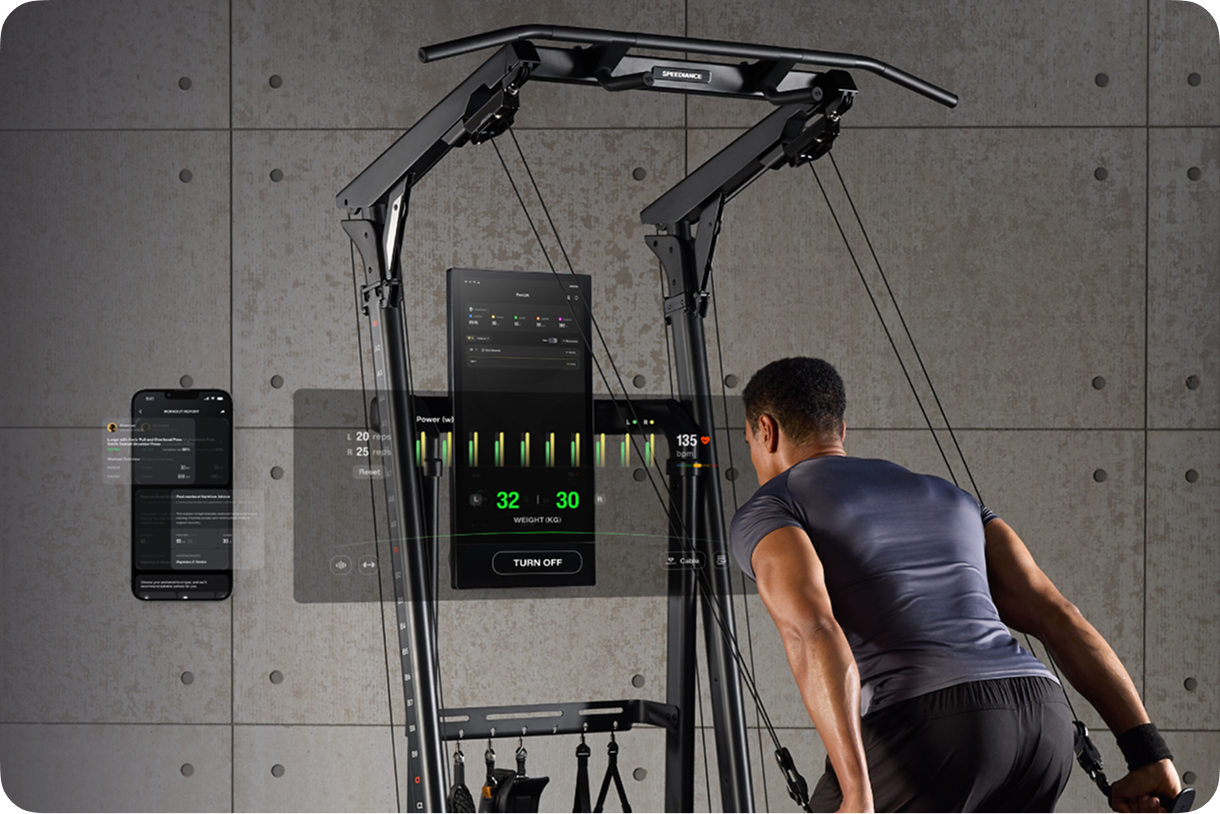 Gym Monster Ultra feedback during training